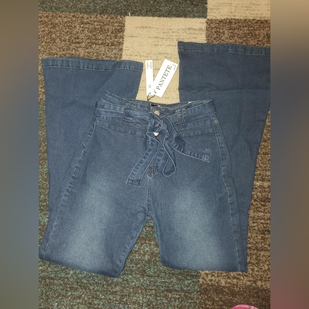 Brand New Womens High Waisted Bell Bottoms Jeans